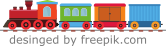 Locomotive illustration material is designed by freepik.com